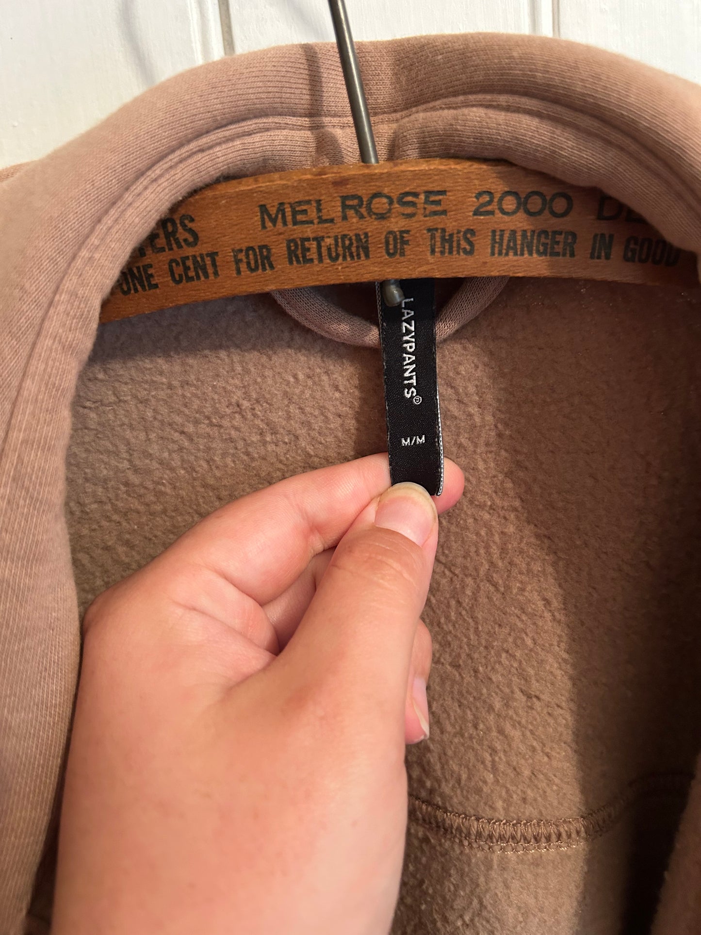 Lazy pants medium brown Shacket