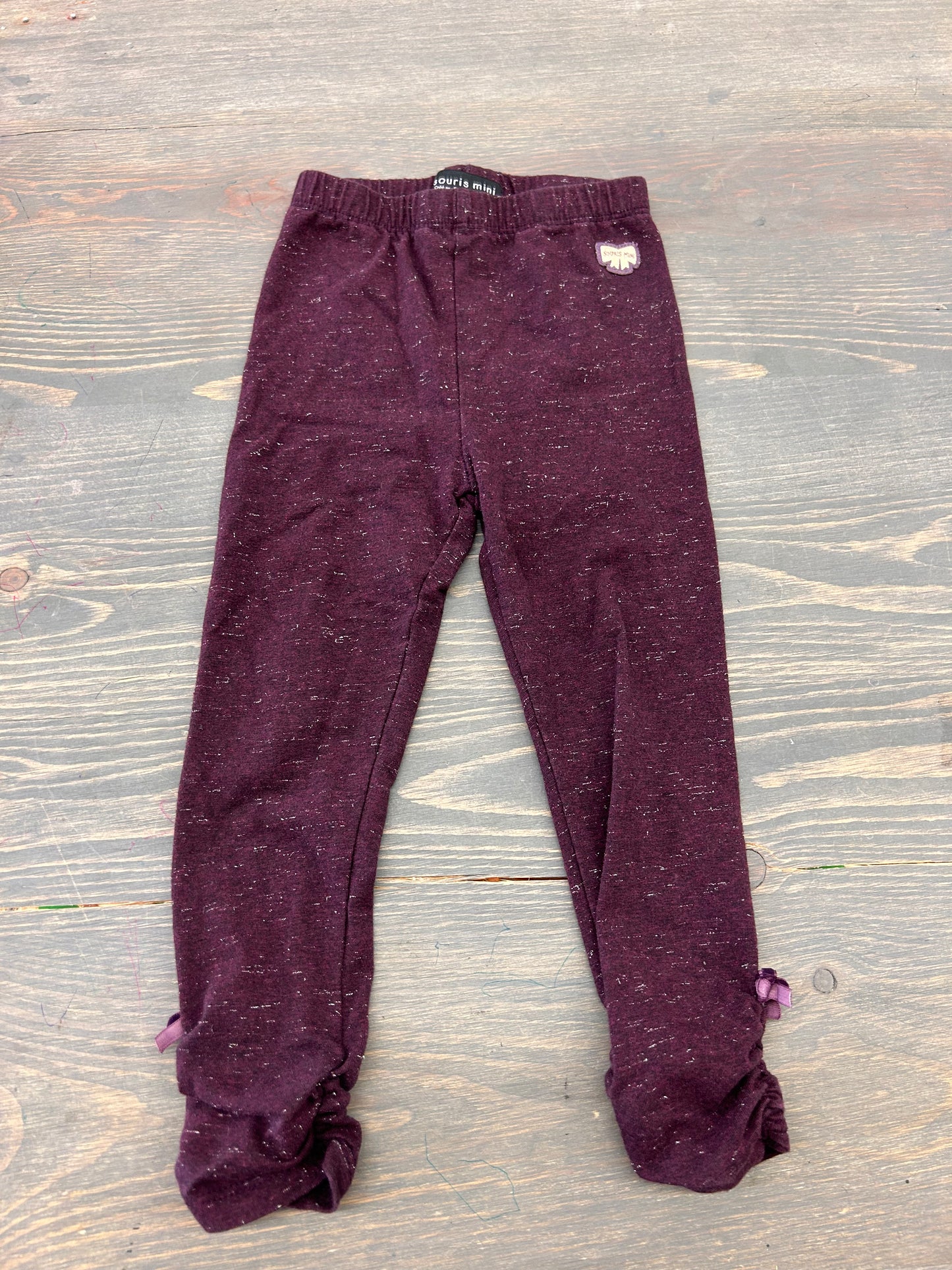 Sours mini 2/3t purple leggings