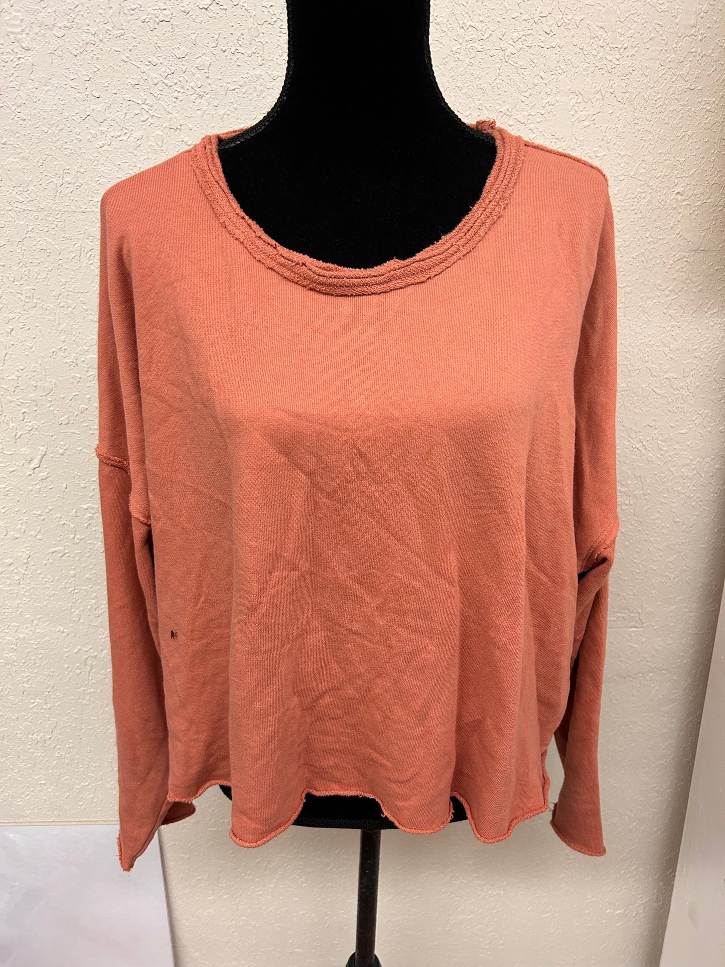 Aerie medium orange open back sweater