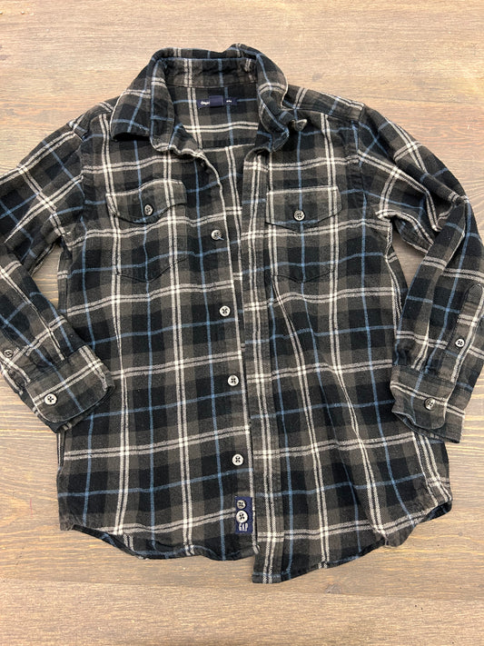 Gap 5 black flannel