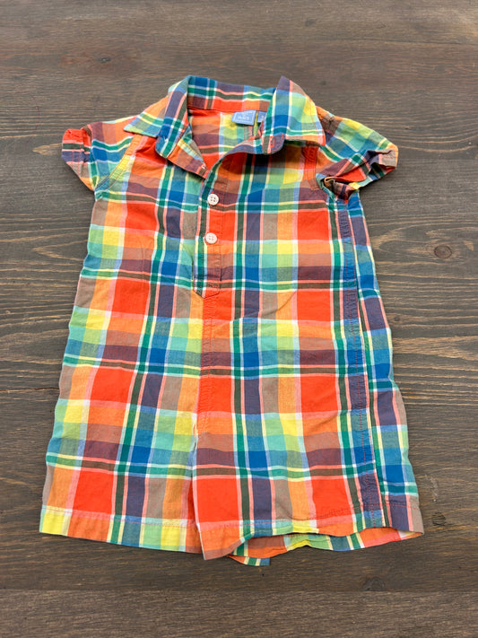 Children’s place 6/9m flannel romper