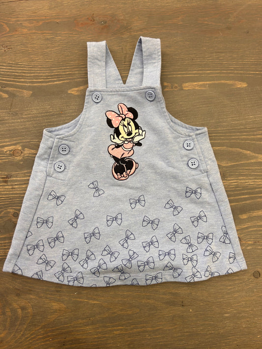 Disney 6m blue Minnie skirted overalls