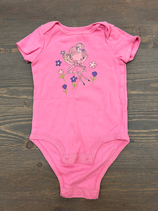 Rococo 12m pink fairy onesie