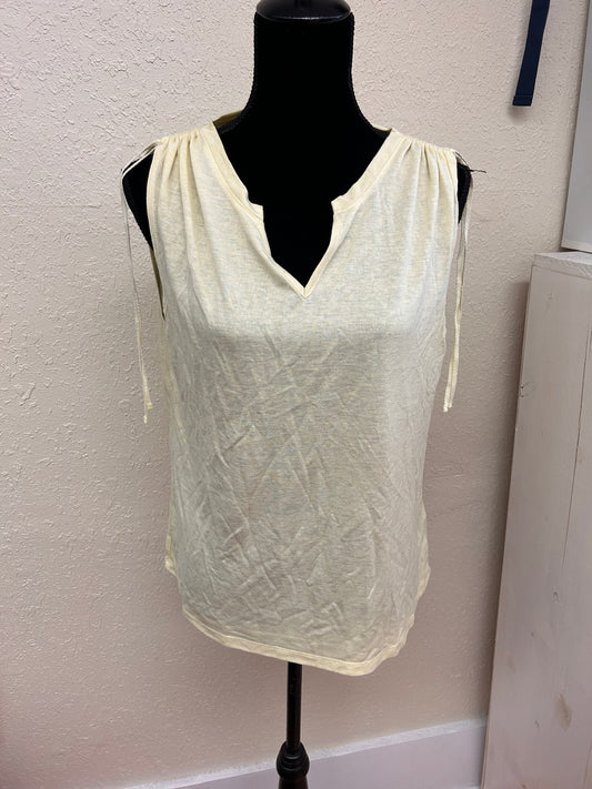 Kismet large yellow sleeveless tank top