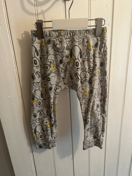 H&M 18/24m snoopy pants
