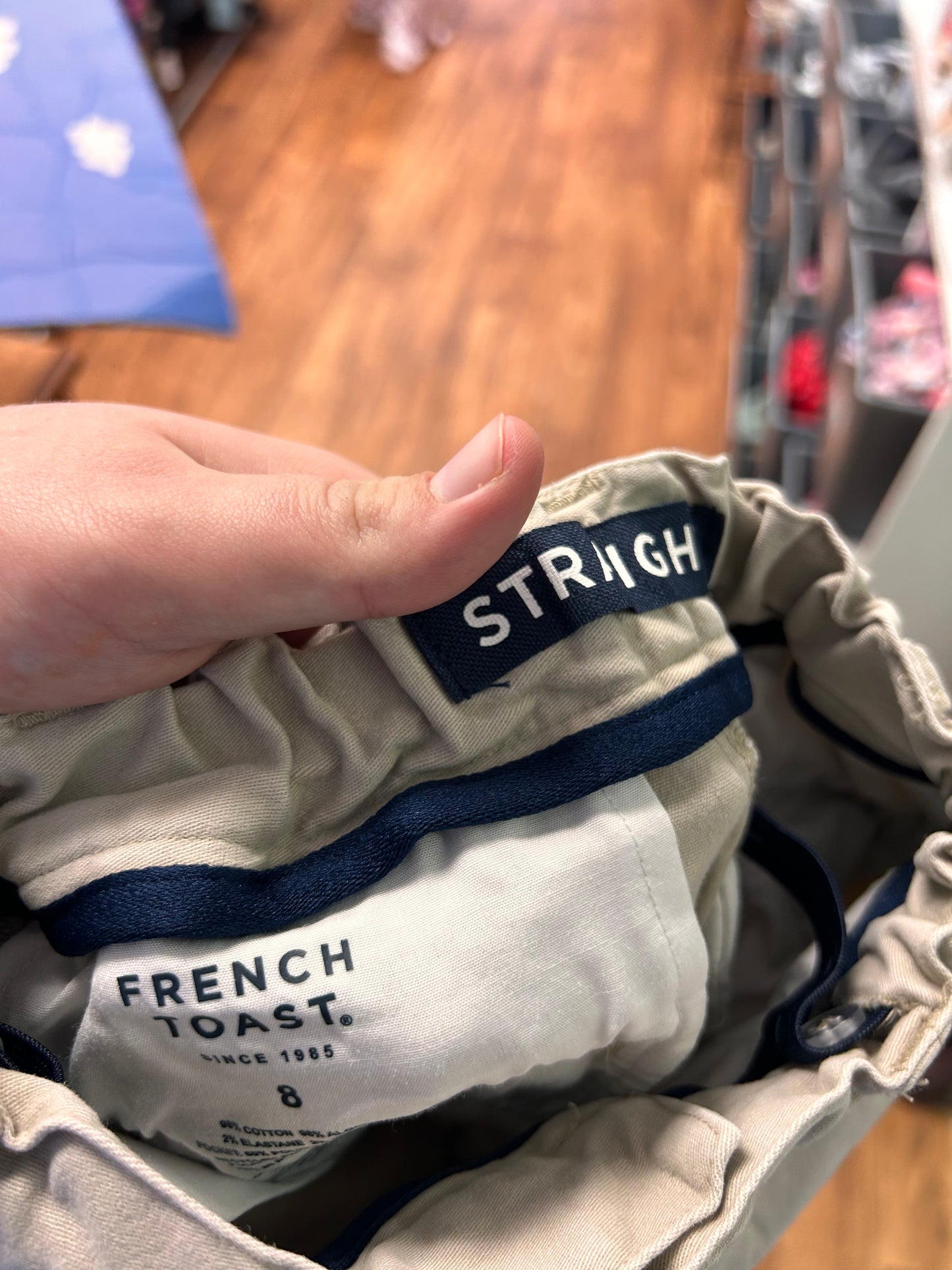 French toast 8 Khaki pants