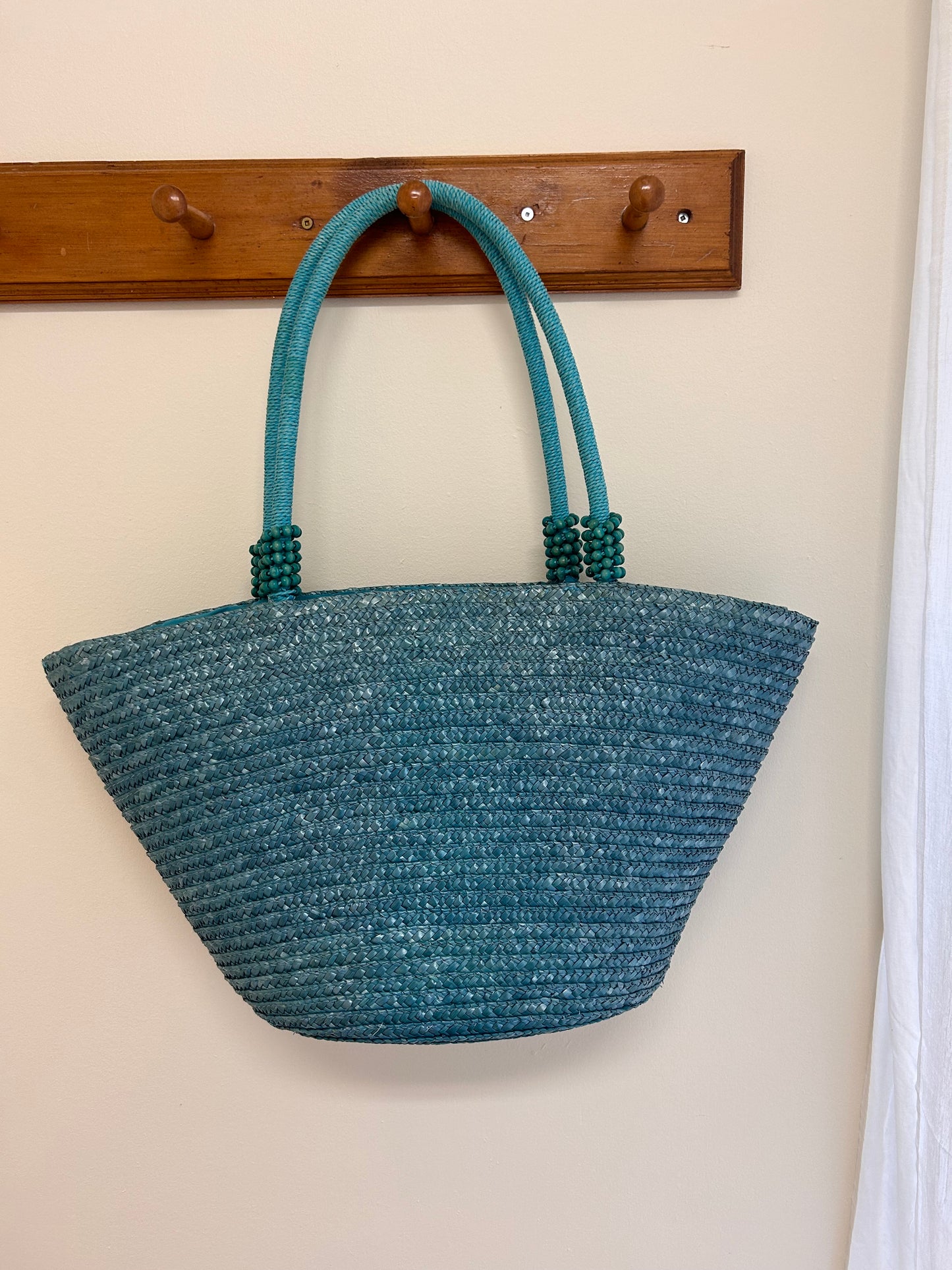 Cappelli blue woven tote bag