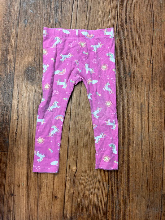 George 3t pink unicorn leggings