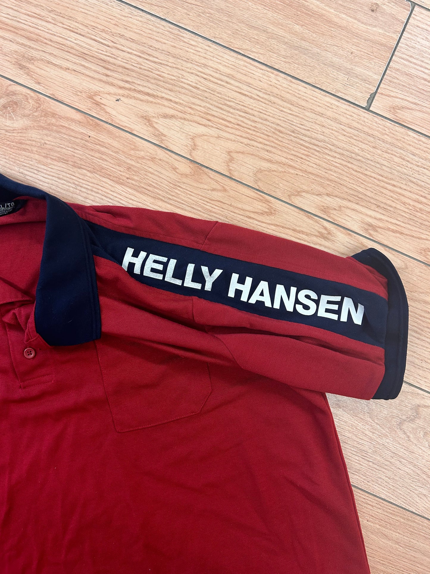 Helly hensen men’s xl red polo top