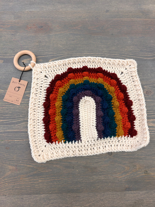 Rainbow blanket lovies