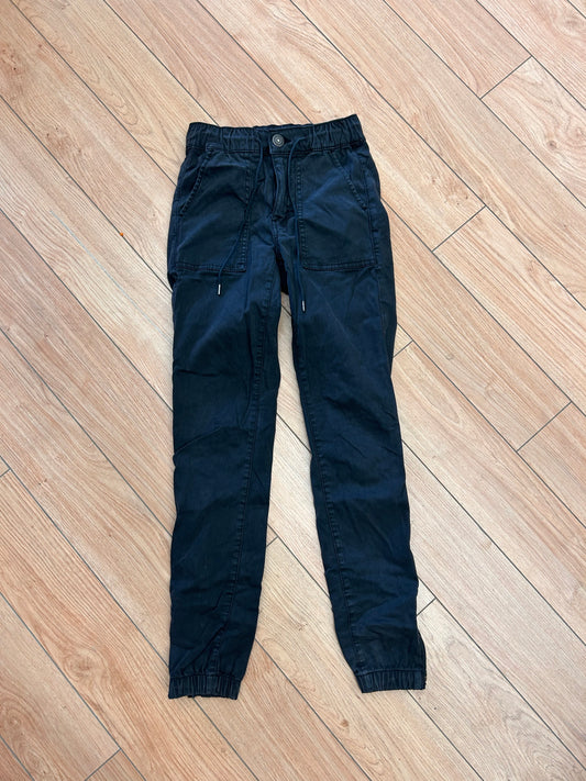 American eagle 0 black denim cargo pants