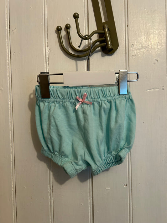 Monkey bars 3/6m teal shorts