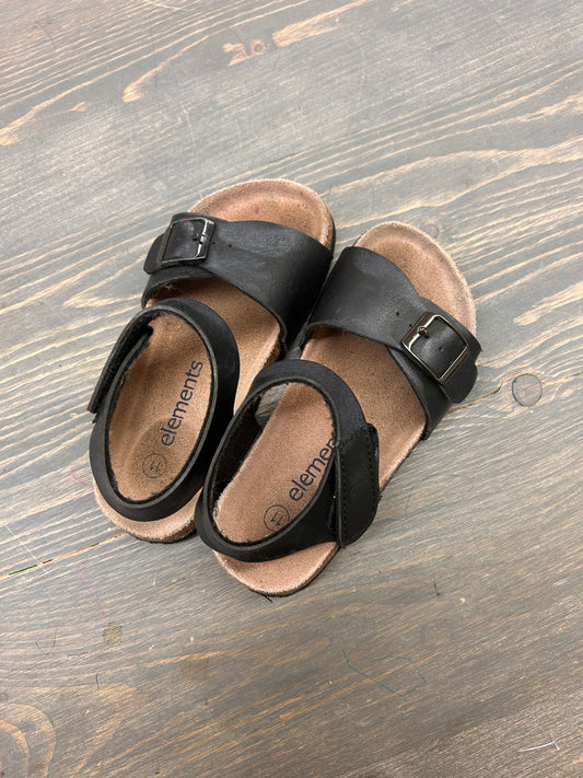 Element 11 black sandals