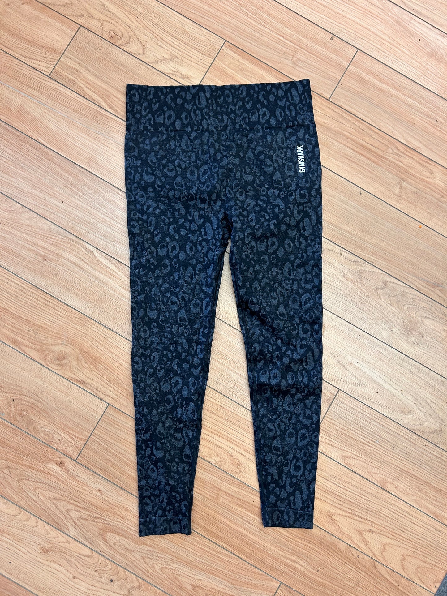 Gymshark xl black cheetah print leggings