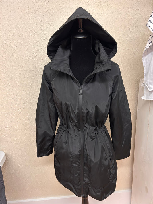 DKNY xs black rain jacket