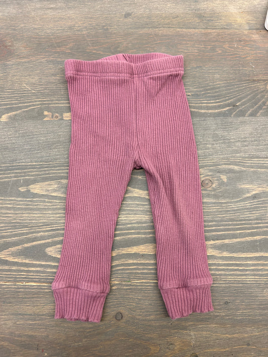 Small shop 9m purple ribbed leggings