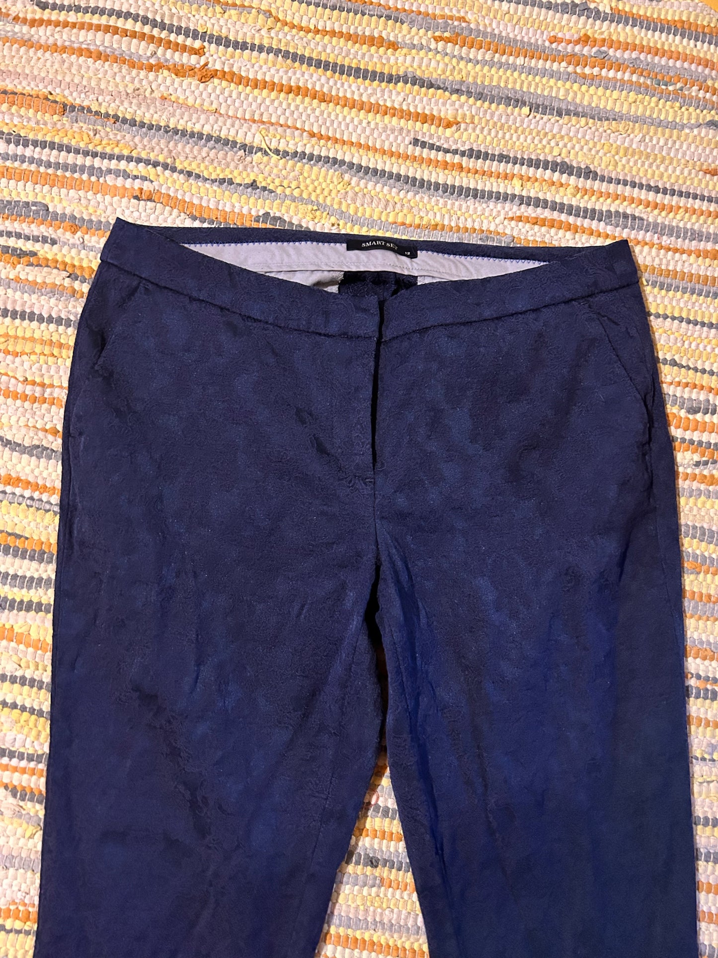 Smart set size 12 blue lace pants