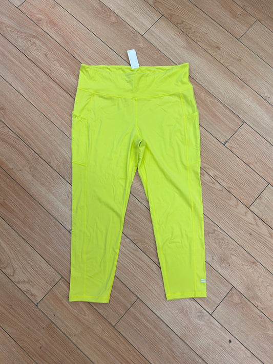 NEW Laurier & Co xl neon yellow leggings