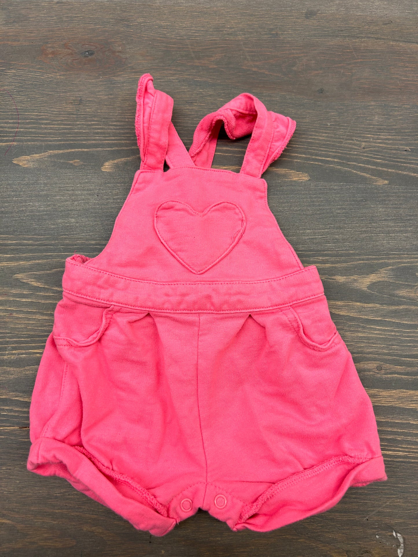 Carters 6m neon pink overalls