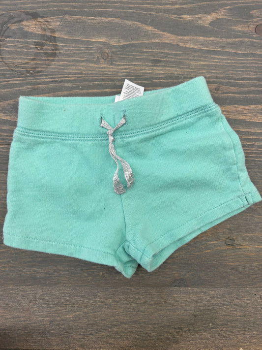 Carters 6m teal shorts