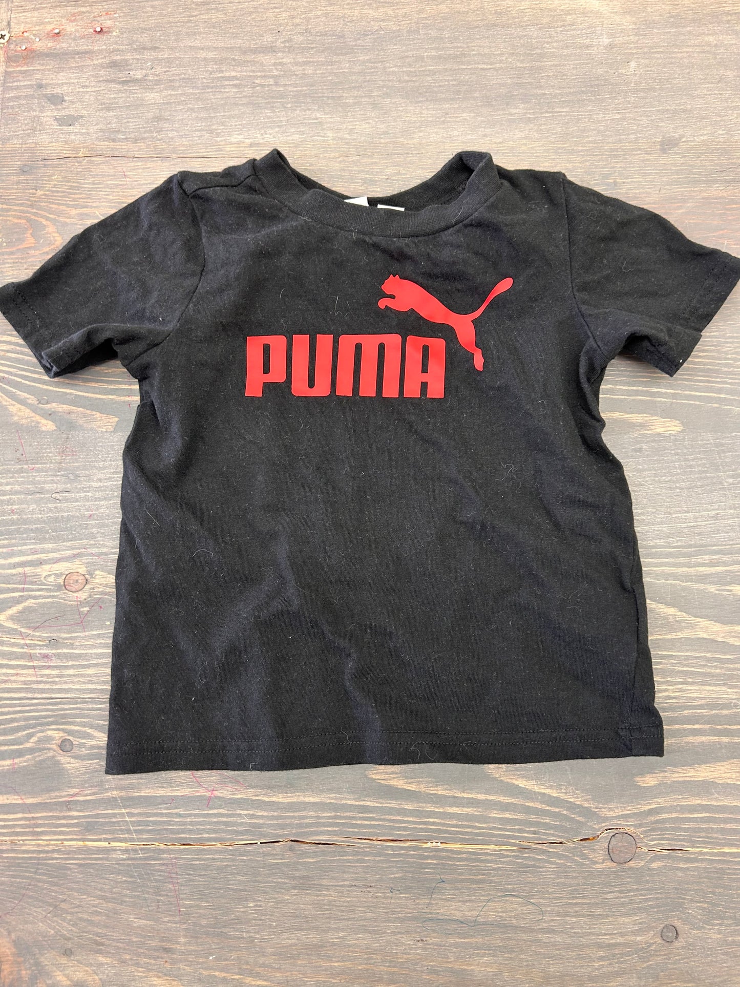 Puma 3t black & red graphic T-shirt