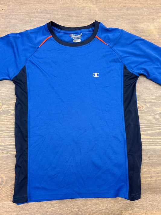 Champion 14/16 blue athletic tshirt