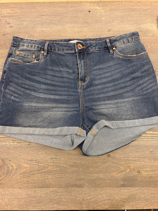 MyStyle 14 medium wash denim shorts