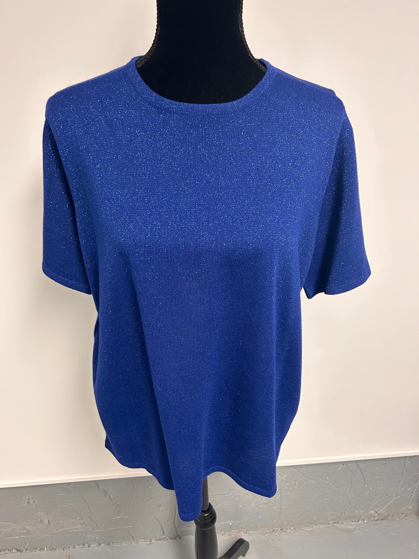 Alia xl blue glitter T-shirt