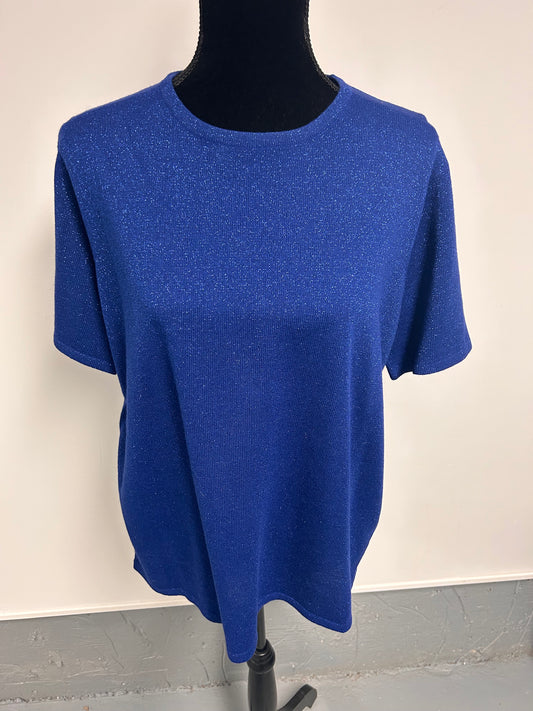 Alia xl blue glitter T-shirt