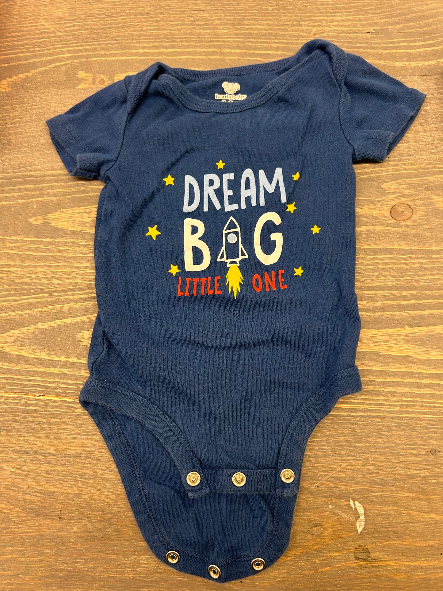 Koala baby 3/6m dream big onesie