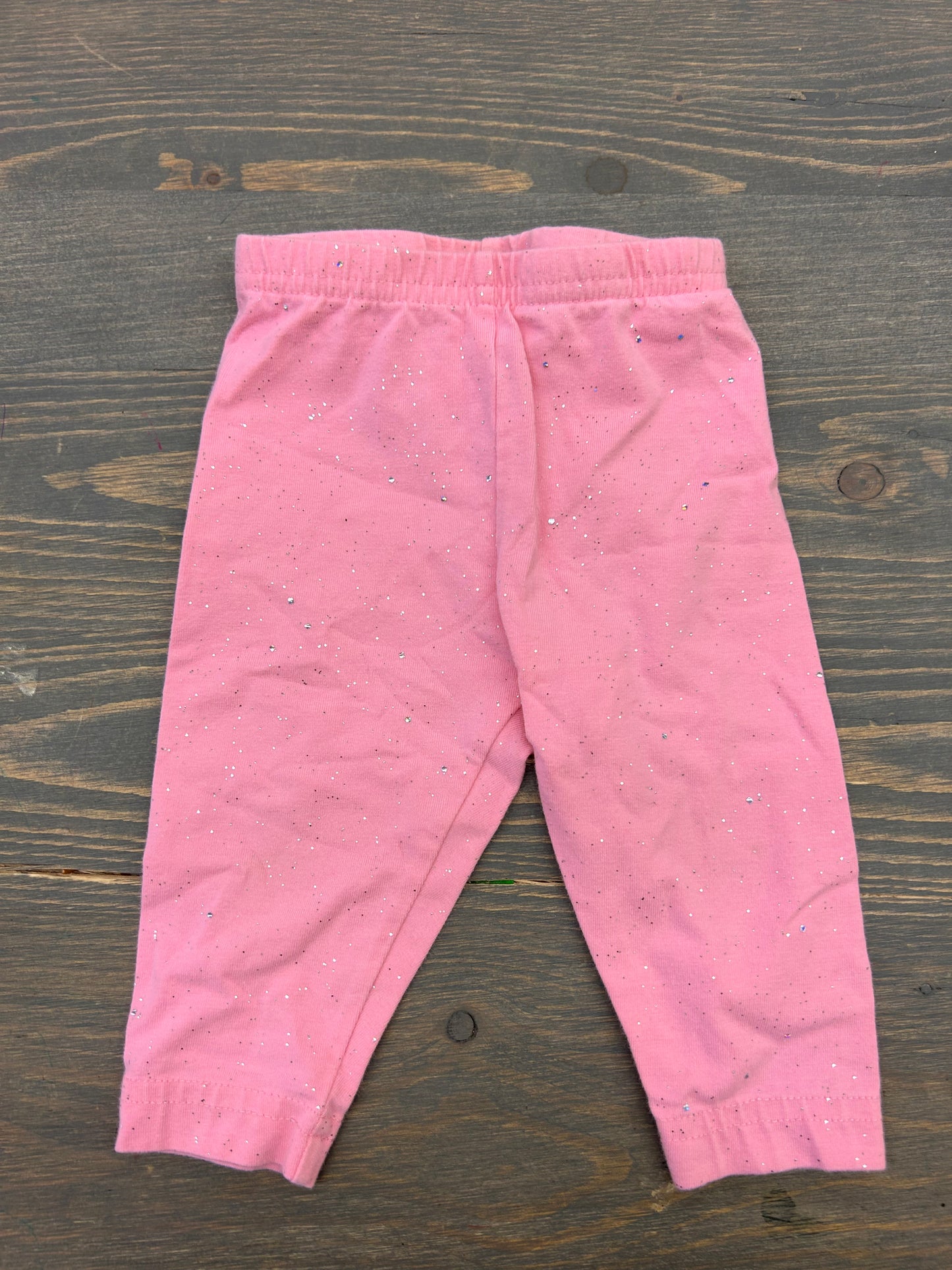 Oshkosh 6m pink glitter leggings