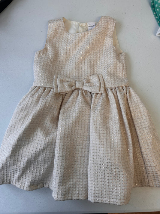 Carters 24m tan formal dress