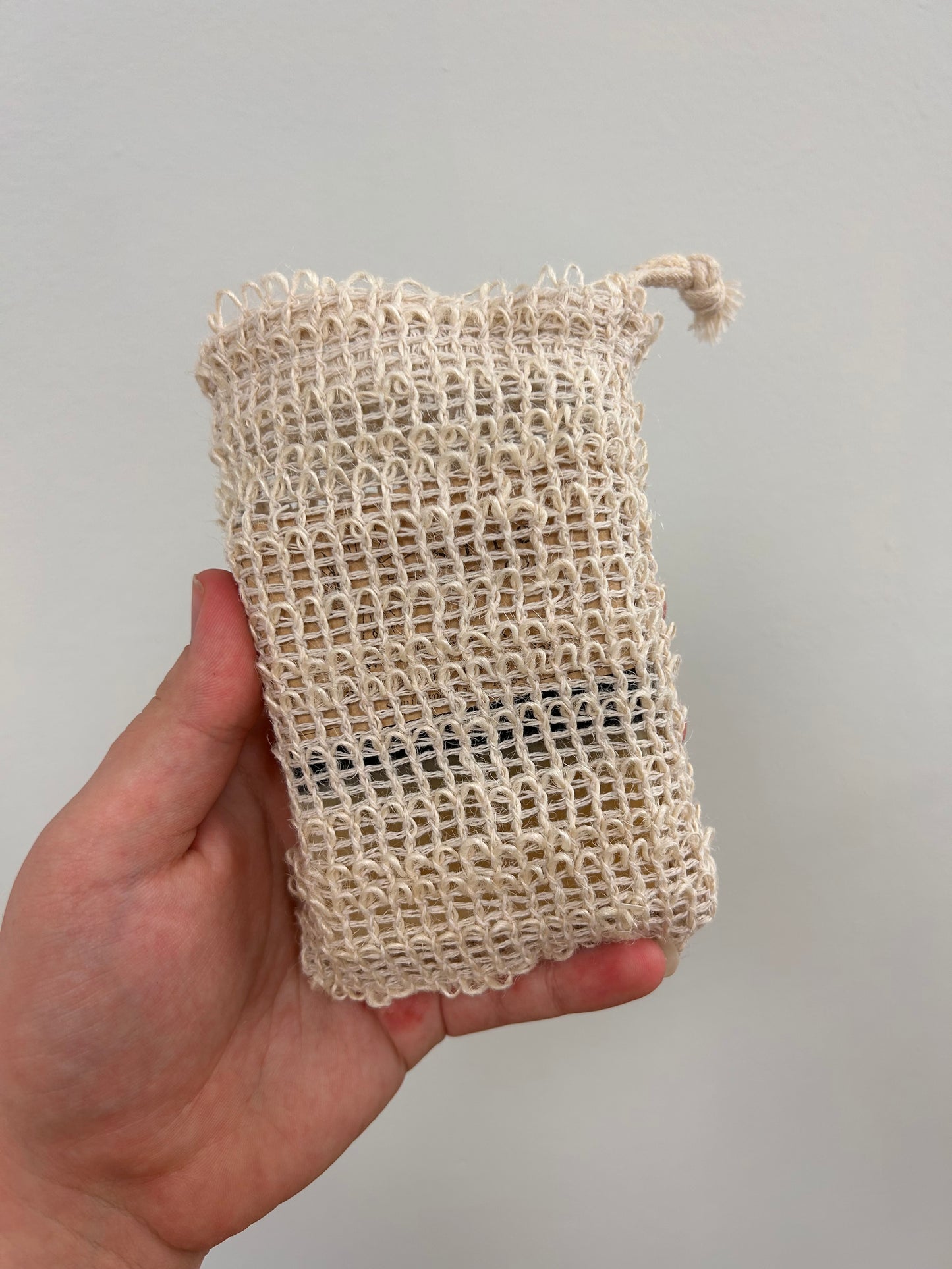 Woven soap saver bag