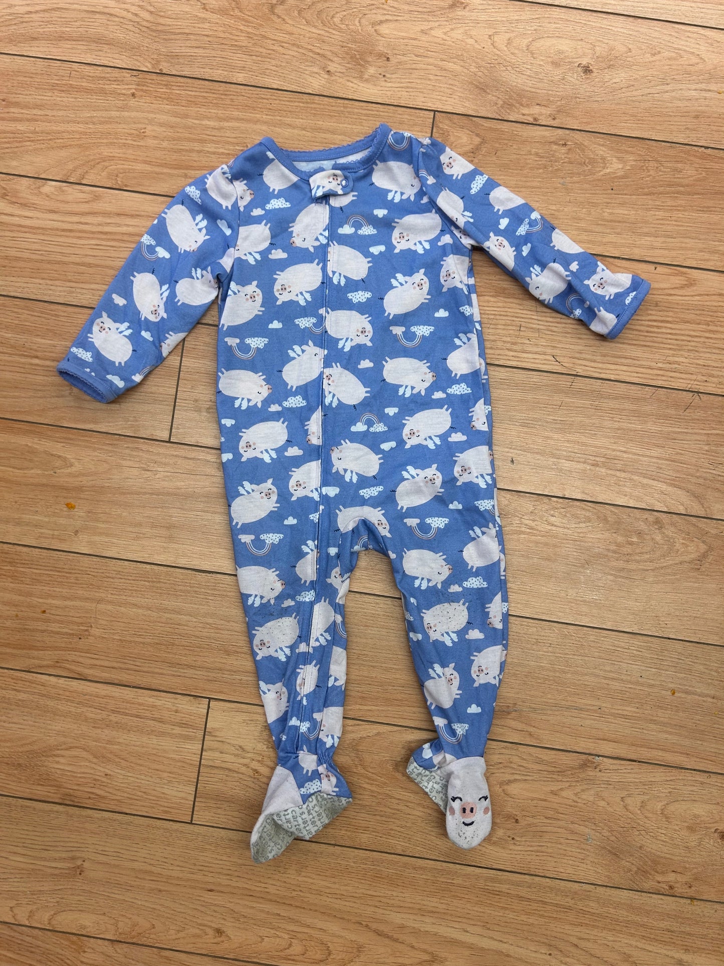 Carters 18m blue pig sleeper