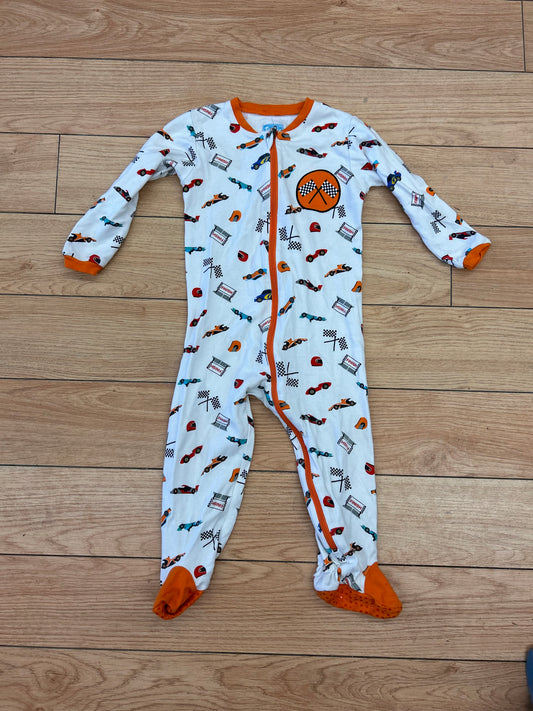 Tuffy 24m orange race car zip up sleeper