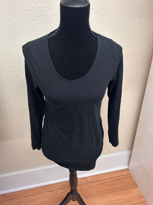 H&M mama medium black long sleeve shirt