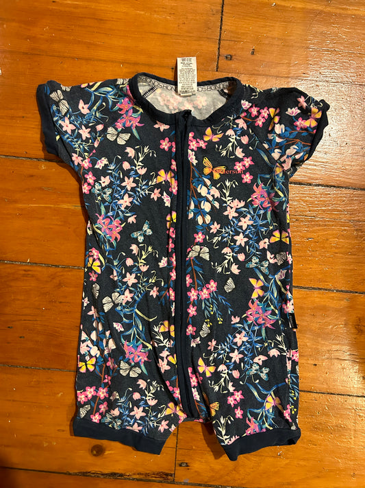 Bonds 18/24m floral wondersuit romper