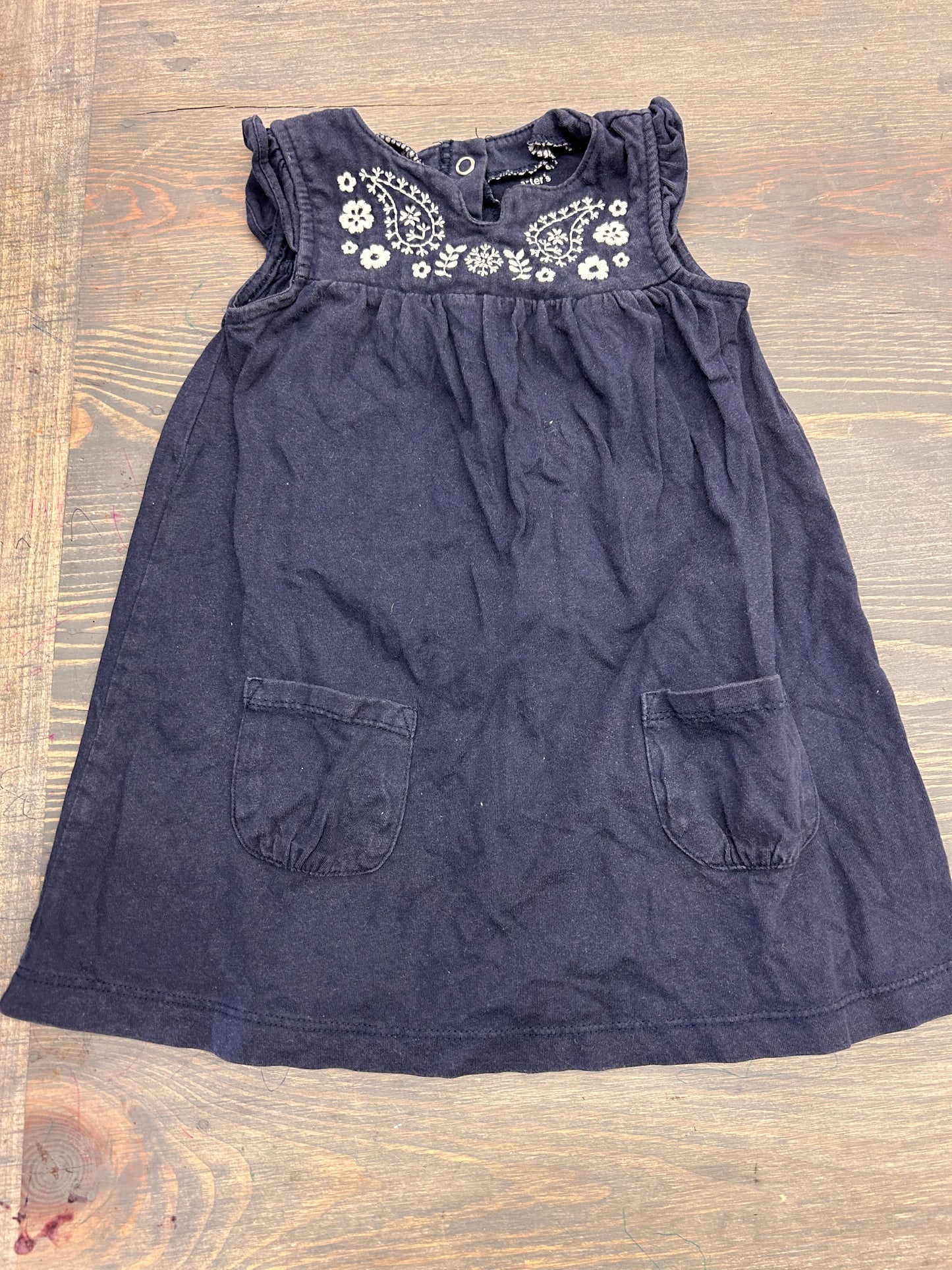 Carters 18m blue paisley dress