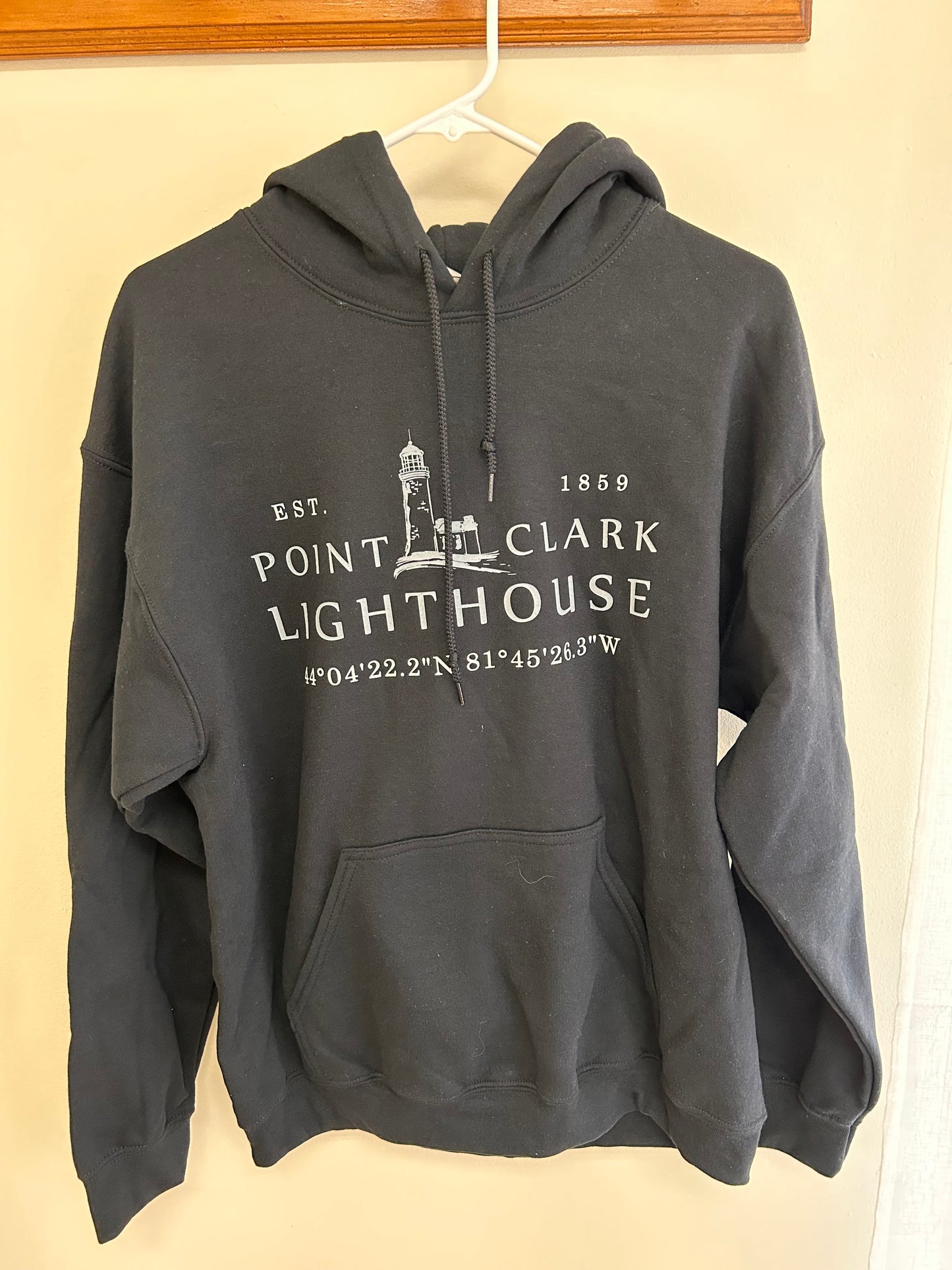 Adult black point Clark hoodie