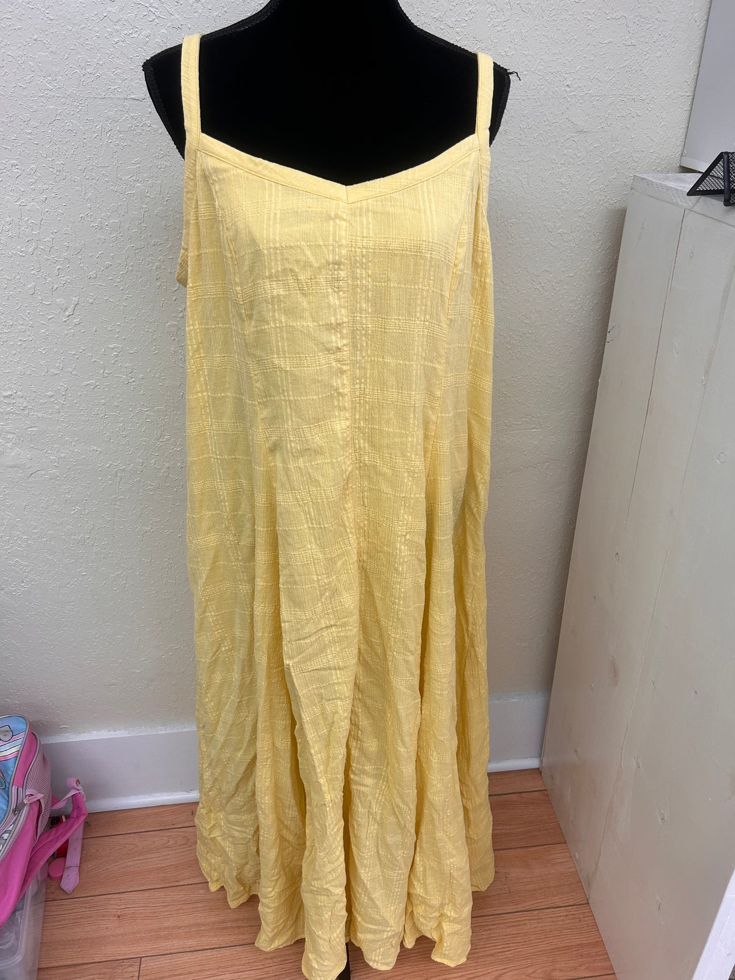 Torrid 2x yellow maxi dress