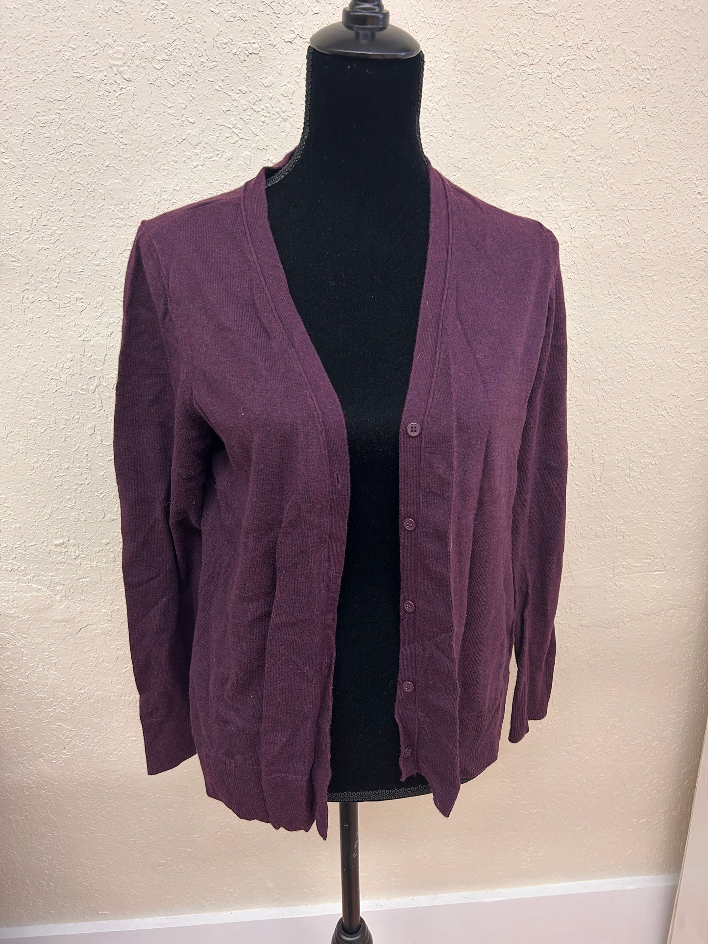 Reitmans large purple cardigan