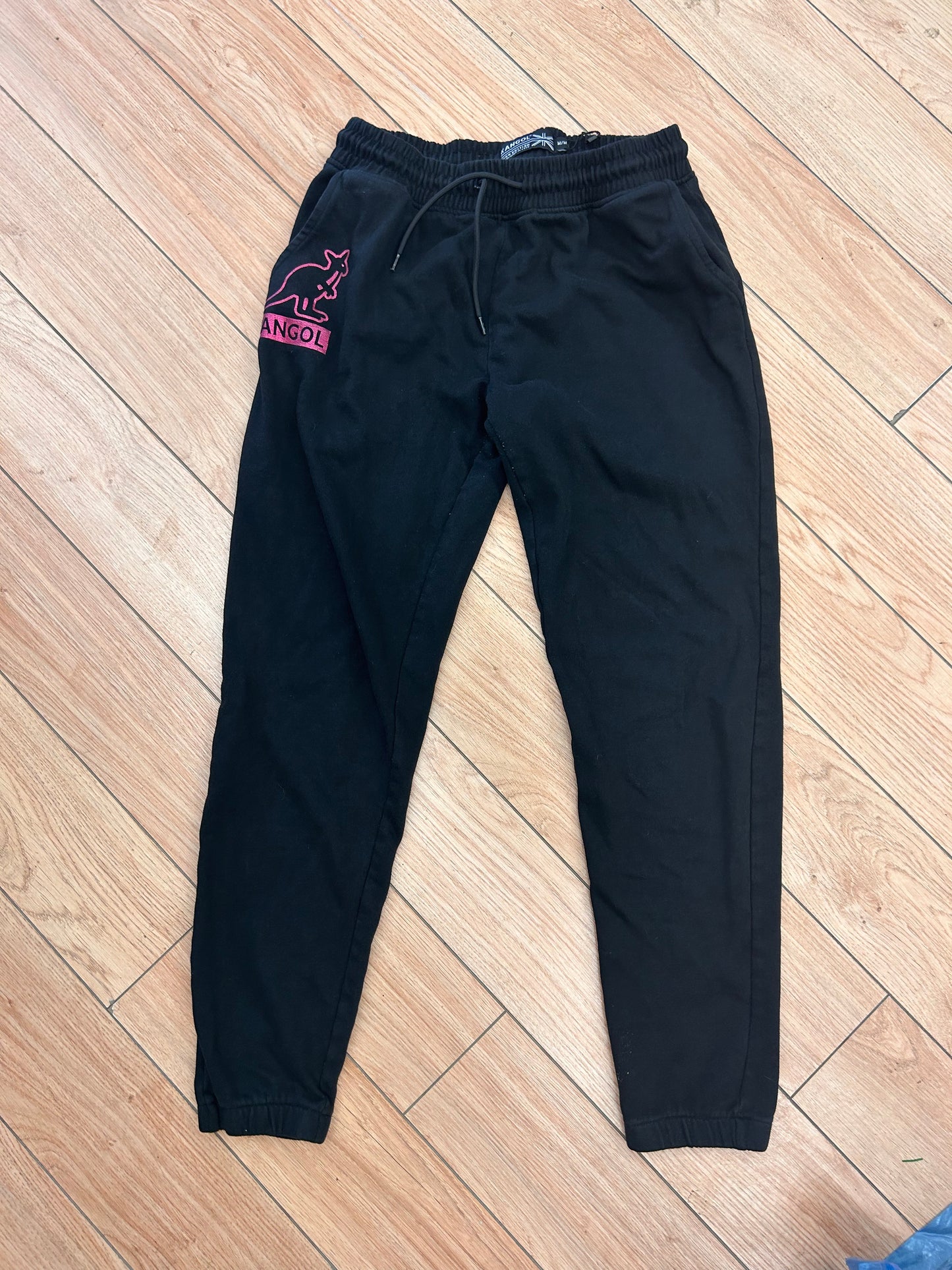 Kangol medium black joggers