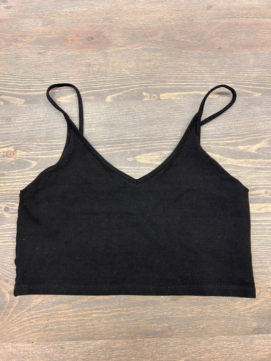 Sundays best medium black crop top