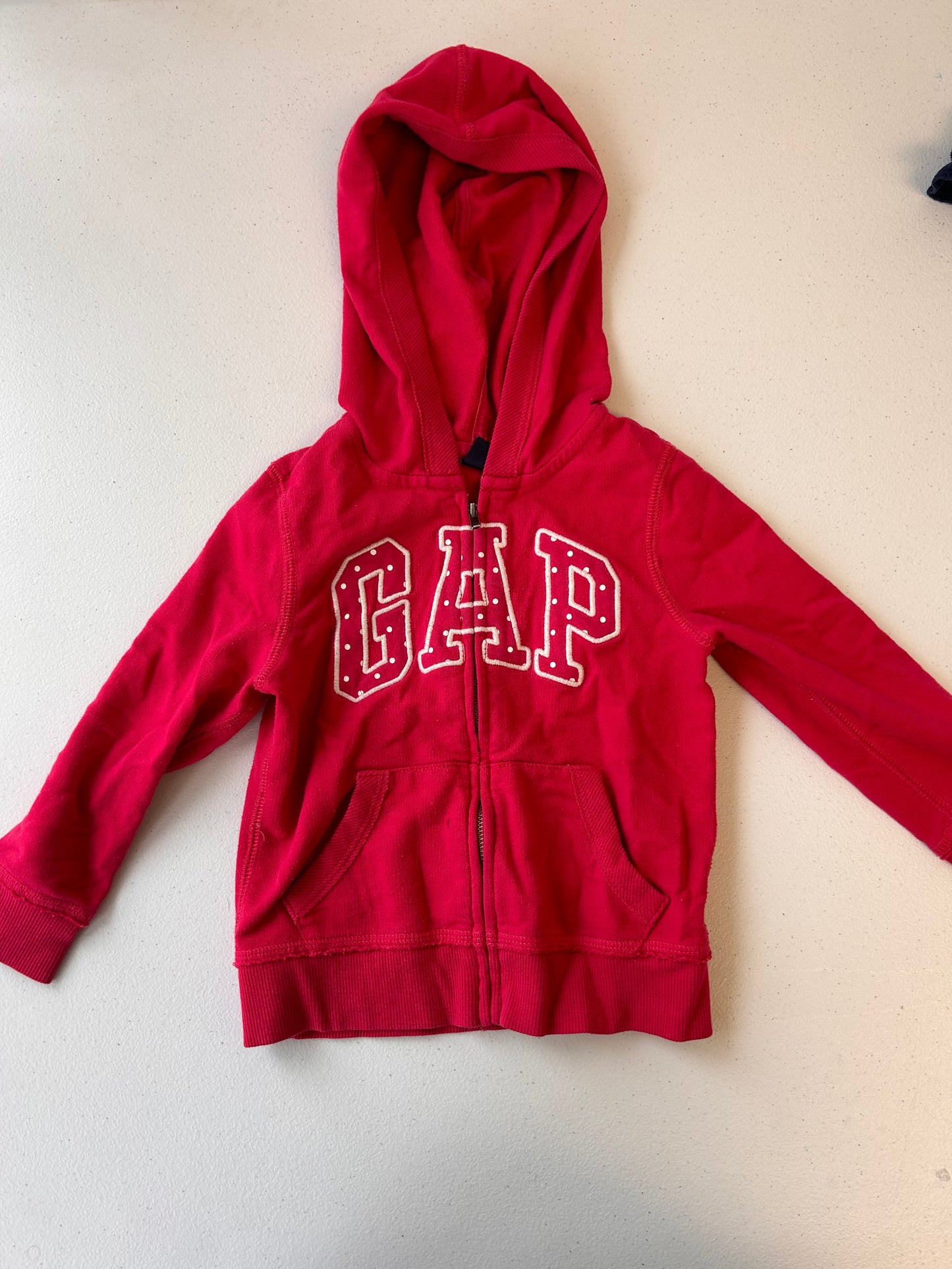 Gap 2t pink zip up hoodie