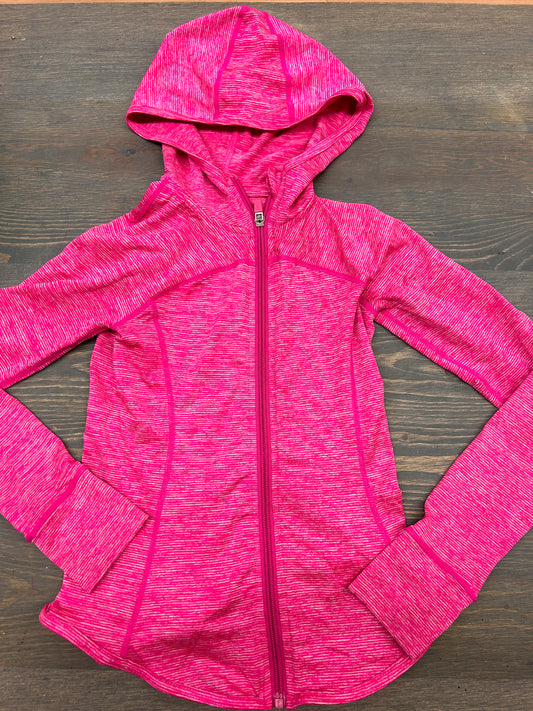 90 degree reflex 7/8 pink zip up hoodie