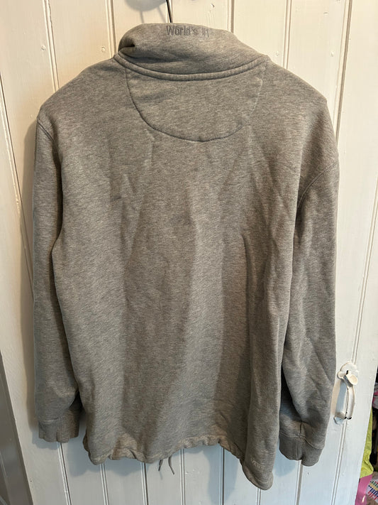 Vans medium grey quarter zip sweater