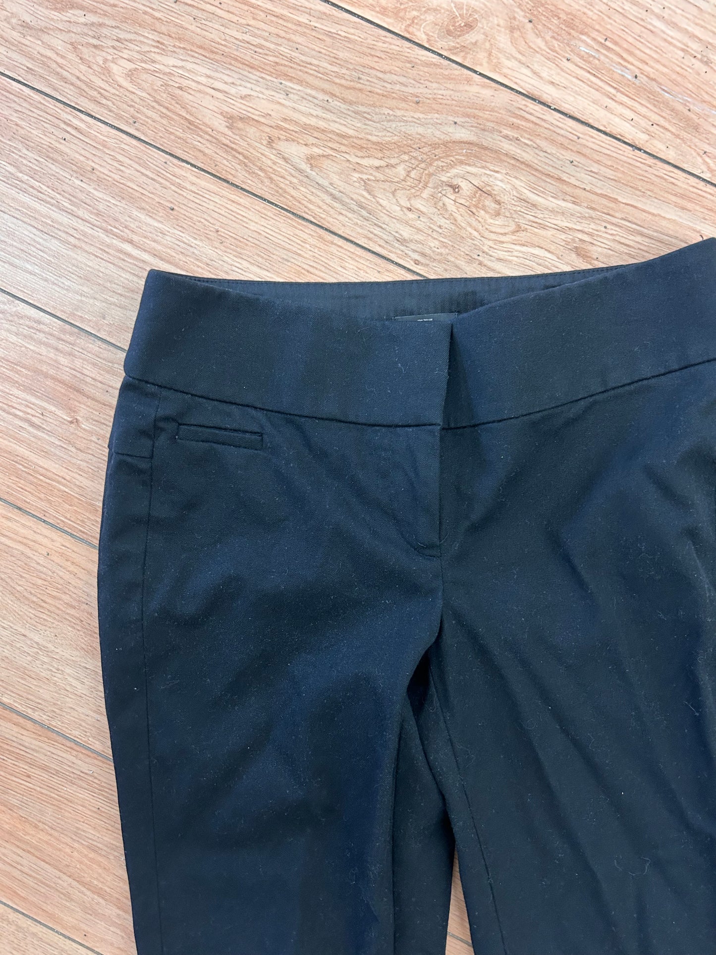 LOFT 0 black Julie straight dress pants