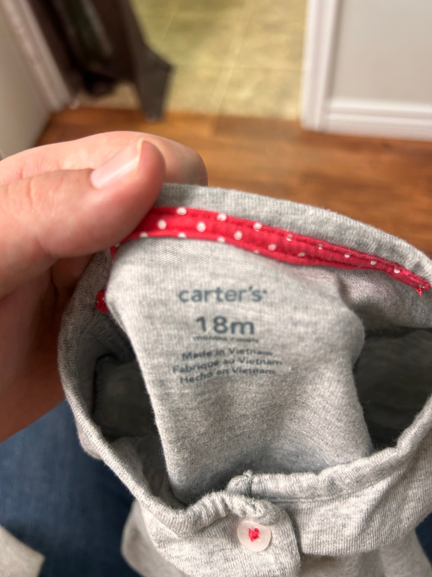 Carters 18m Grey Cardigan