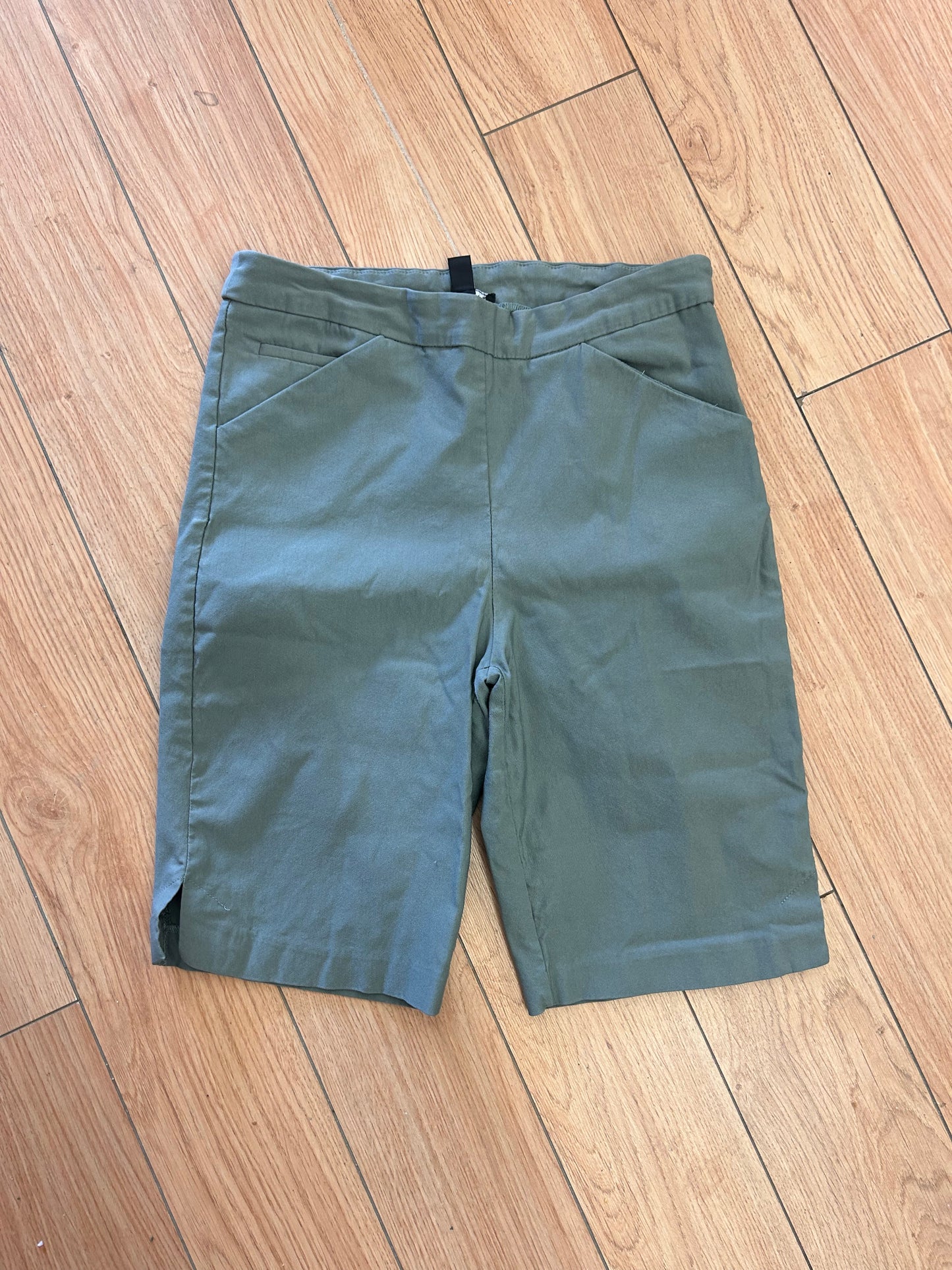 Tribal 10 green knee length shorts