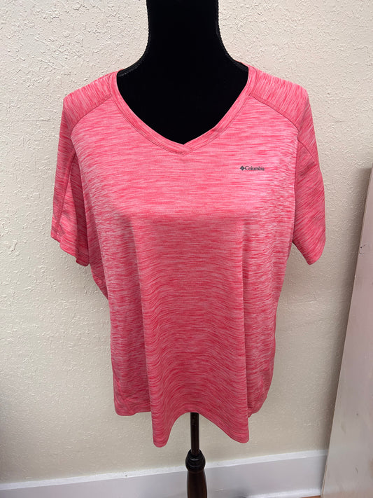 Columbia 2x pink athletic shirt